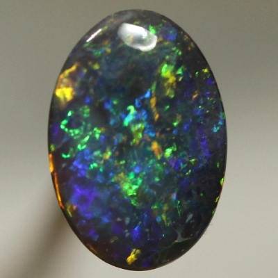 SOLID BLACK OPALDouble sided! Sparkling bright fire on both sides. With VIDEO